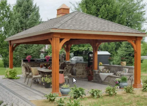 outdoor living area